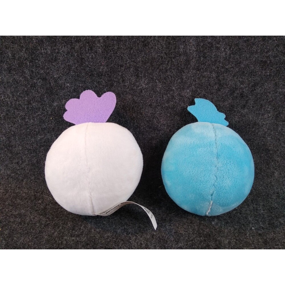 2 Angry Birds Burger King White Matilda Jake Blue Plush Mini Toy Stuffed Animals - Picture 5 of 8